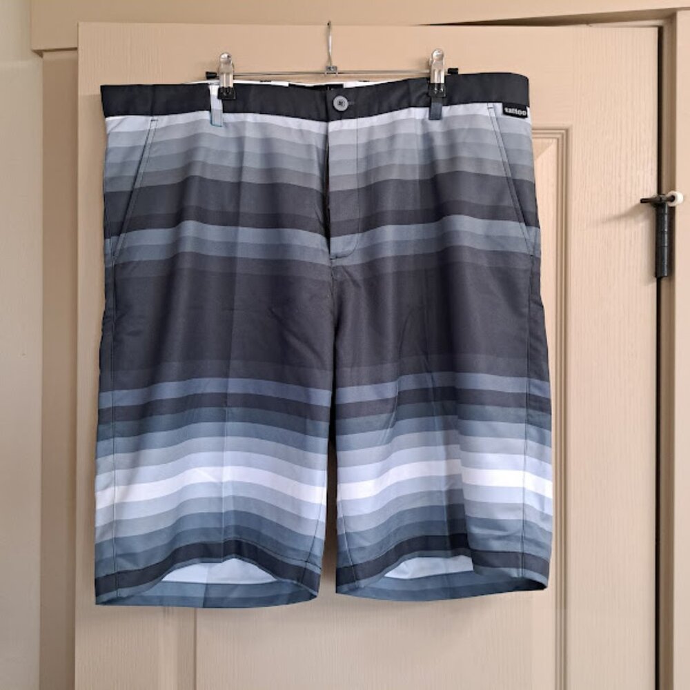 Tattoo Golf‎ Zuma Shorts Striped Performance Men's Size 38